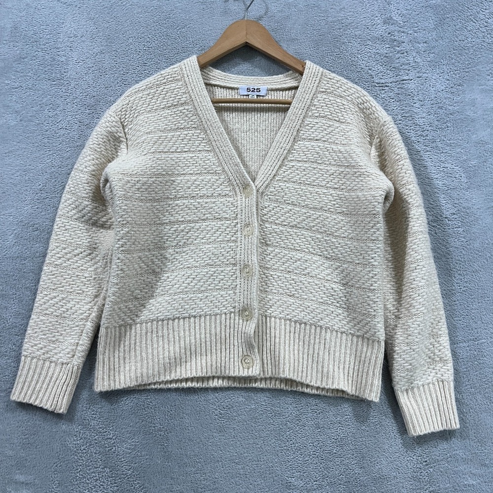 525 Cardigan Womens XS Sweater Button Knit Boho Hippie Academia